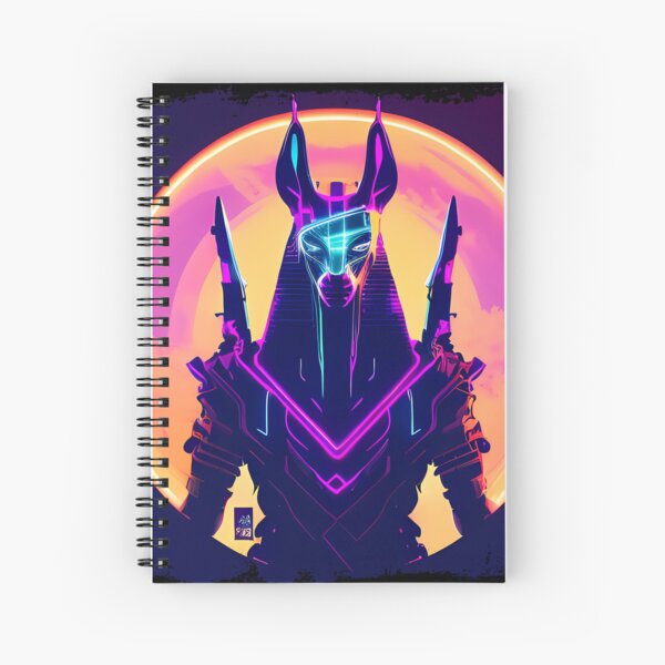 Item preview, "Anubis Resurrected: A Cyberpunk Twist on the Egyptian God" designed and sold by Mytho Merch.