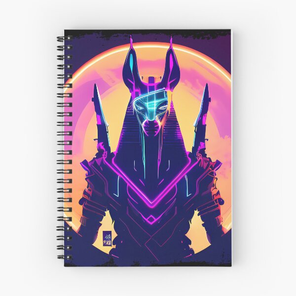 Item preview, "Anubis Resurrected: A Cyberpunk Twist on the Egyptian God" designed and sold by Mytho Merch.
