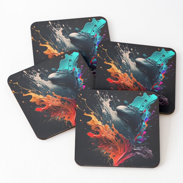 Item preview, Abstract Splash colorful pattern designed and sold by avidmedia.
