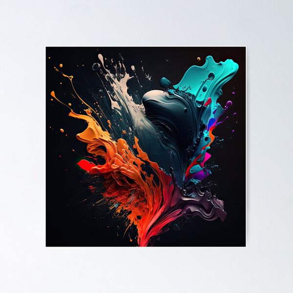 Item preview, Abstract Splash colorful pattern designed and sold by avidmedia.