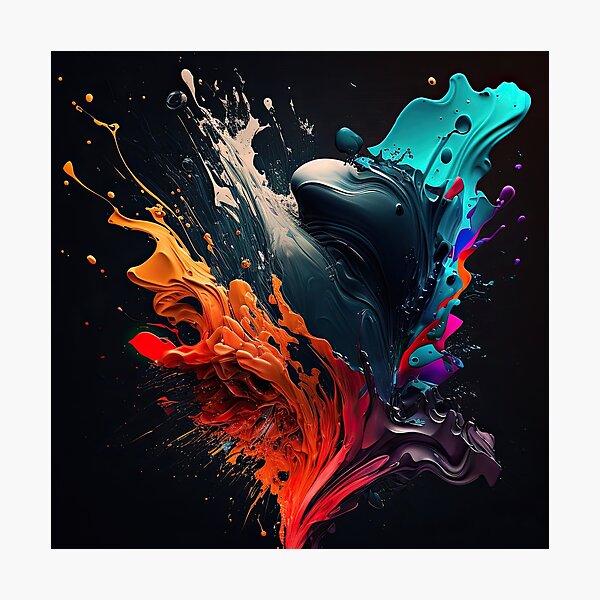 Item preview, Abstract Splash colorful pattern designed and sold by avidmedia.