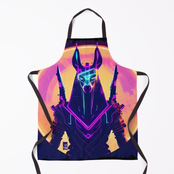 Item preview, "Anubis Resurrected: A Cyberpunk Twist on the Egyptian God" designed and sold by Mytho Merch.