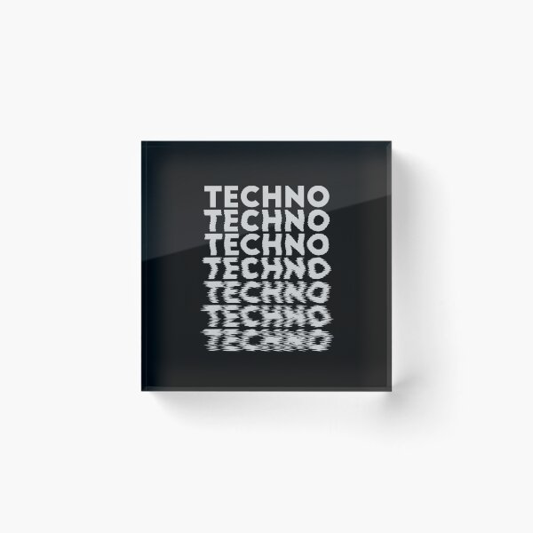 Item preview, Techno Music EDM distorsion festival art designed and sold by Print  Androïde.