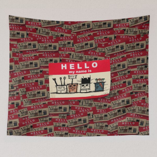Item preview, My name is ... Bomber Sticker designed and sold by DreadX3.