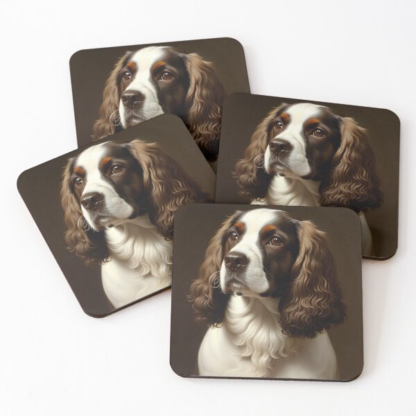 Item preview, Canine Majesty: Saint-Usuge Spaniel Portrait designed and sold by DavesDogShop.
