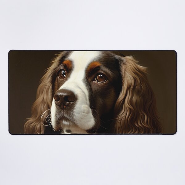 Item preview, Canine Majesty: Saint-Usuge Spaniel Portrait designed and sold by DavesDogShop.