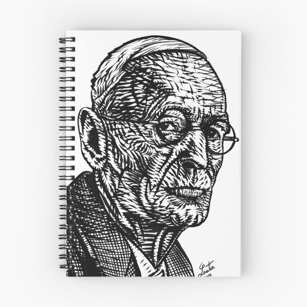 Item preview, HERMANN HESSE ink portrait .4 designed and sold by lautir.