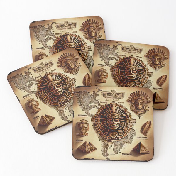 Item preview, Ancient Aztec map  designed and sold by Digital Artist.