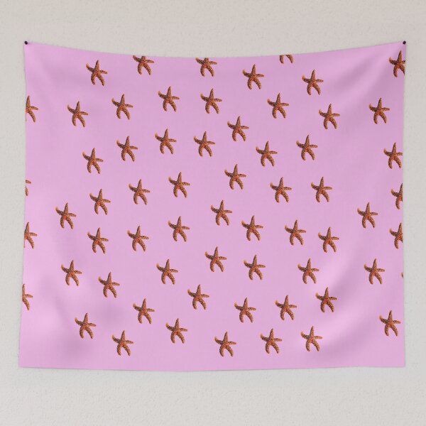 Item preview, Starfish on pink designed and sold by Zina Stromberg.