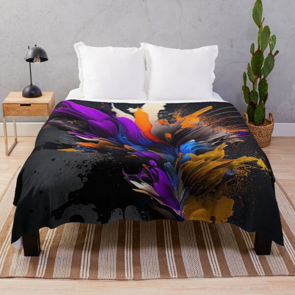 Item preview, Abstract Contemporary Splash colorful pattern designed and sold by avidmedia.