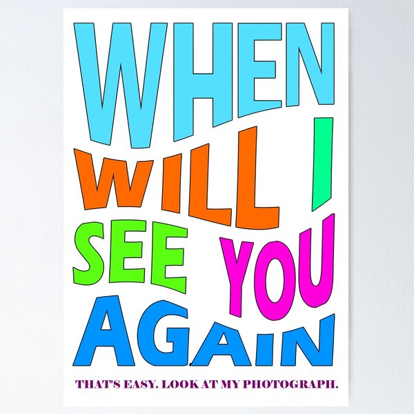 see you again lyrics song' Poster, picture, metal print, paint by