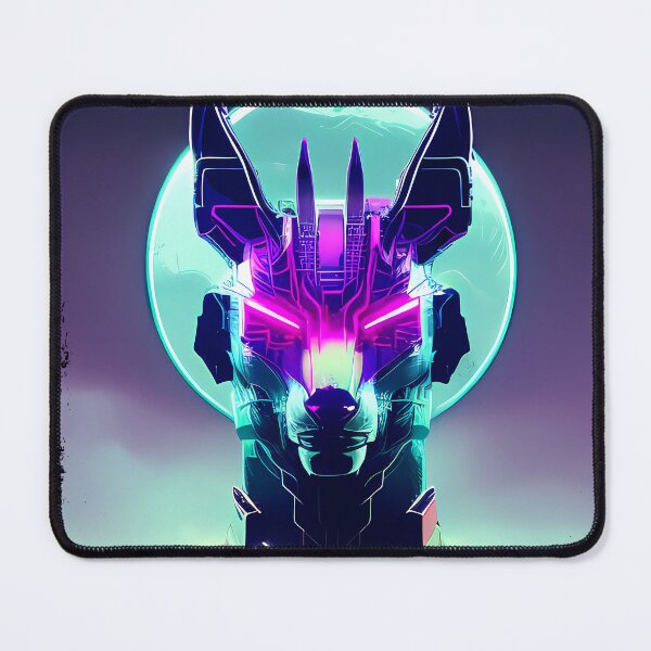 Item preview, "Anubis Resurrected: A Cyberpunk Twist on the Egyptian God" designed and sold by Mytho Merch.