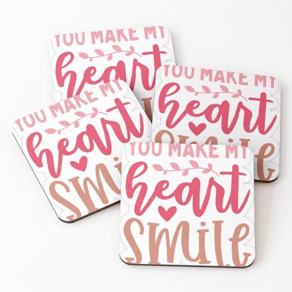 Aperçu de l'œuvre Sticker You make my heart smile créée et vendue par P2Genies.