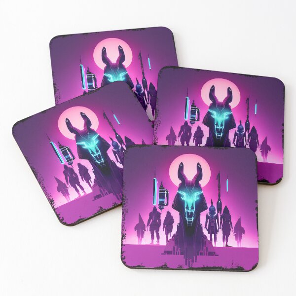Item preview, "Anubis Resurrected: A Cyberpunk Twist on the Egyptian God" designed and sold by Mytho Merch.