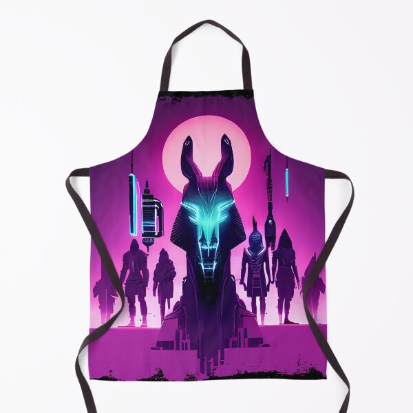 Item preview, "Anubis Resurrected: A Cyberpunk Twist on the Egyptian God" designed and sold by Mytho Merch.