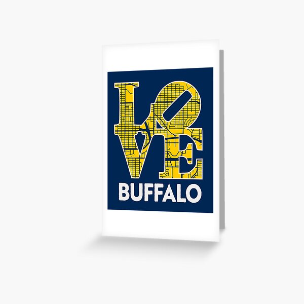 Item preview, Love Buffalo City Map Buffalo 716 designed and sold by pixeljamz.