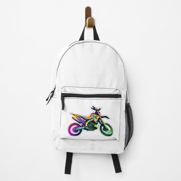 Item preview, Motocross Dirt Bike Cyberpunk Colorful Neon designed and sold by beluxe.