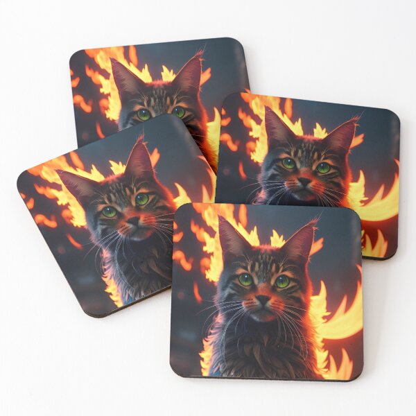 Item preview, Majestic Fire Cat designed and sold by acworks.
