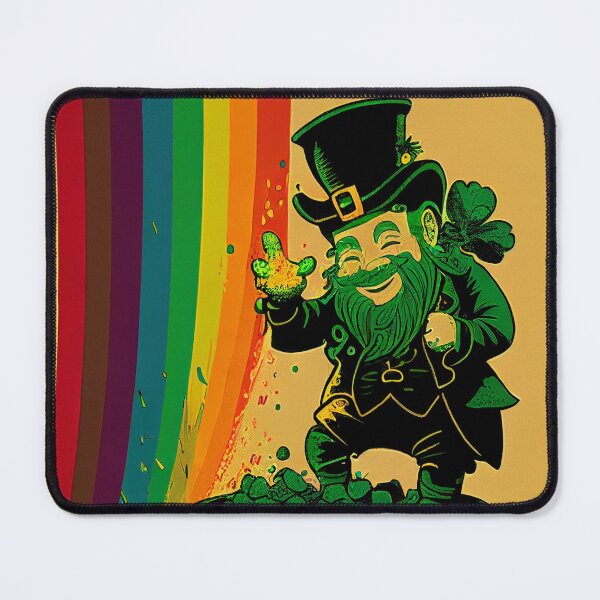 Item preview, Waving Leprechaun designed and sold by egneveRArt.