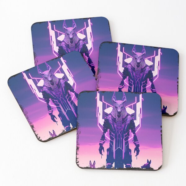Item preview, "Anubis Resurrected: A Cyberpunk Twist on the Egyptian God" designed and sold by Mytho Merch.