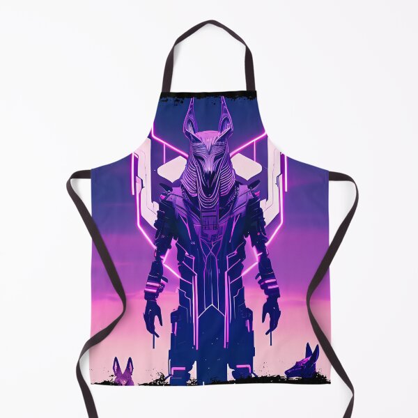 Item preview, "Anubis Resurrected: A Cyberpunk Twist on the Egyptian God" designed and sold by Mytho Merch.