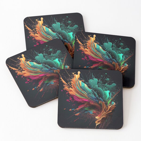 Item preview, Modern Abstract Splash colorful pattern designed and sold by avidmedia.