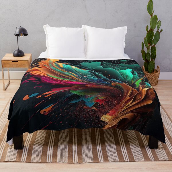 Item preview, Modern Abstract Splash colorful pattern designed and sold by avidmedia.