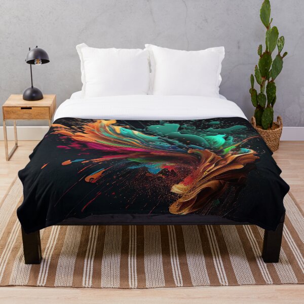 Item preview, Modern Abstract Splash colorful pattern designed and sold by avidmedia.