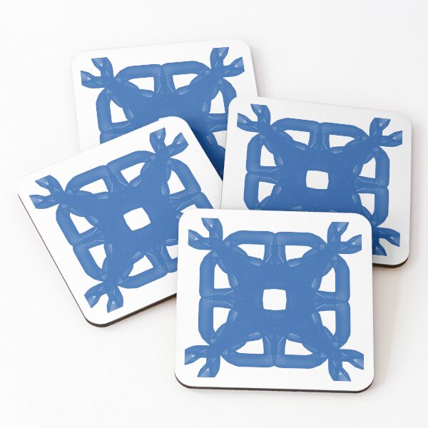 Item preview, blue squares designed and sold by Meo Design.