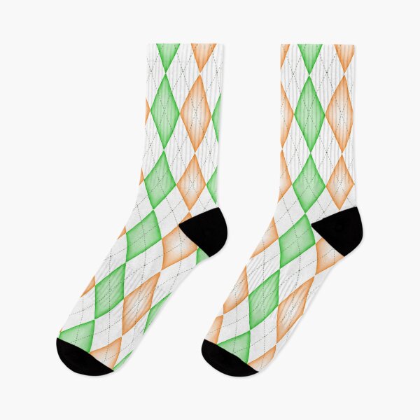 Artikelvorschau, Irish Flag Argyle entworfen und verkauft von HB Loves Crafts.