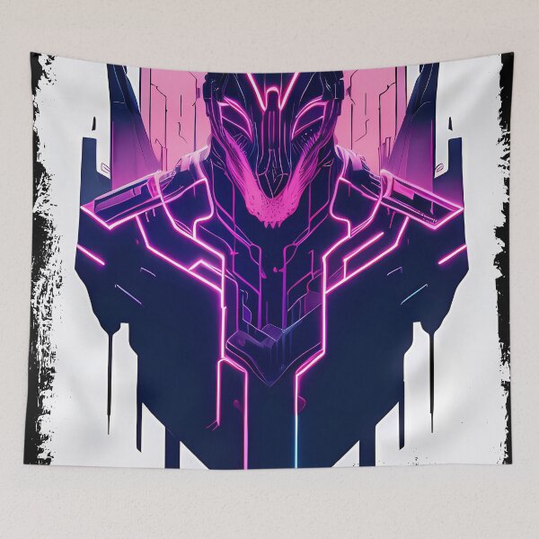 Item preview, "Anubis Resurrected: A Cyberpunk Twist on the Egyptian God" designed and sold by Mytho Merch.