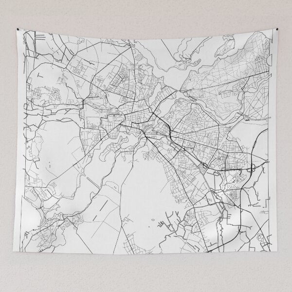 Item preview, Potsdam Map Minimal designed and sold by HubertRoguski.
