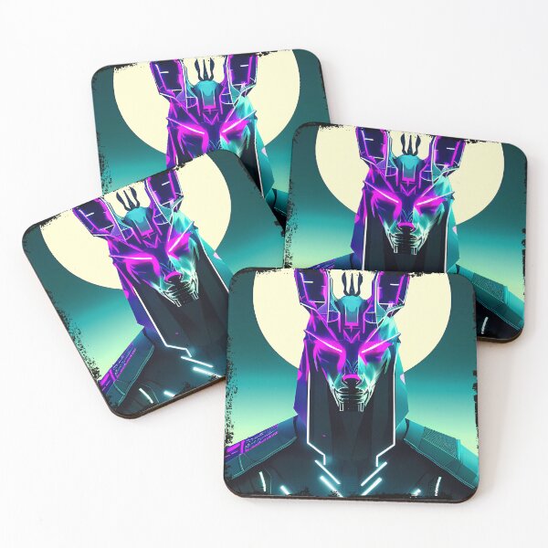 Item preview, "Anubis Resurrected: A Cyberpunk Twist on the Egyptian God" designed and sold by Mytho Merch.