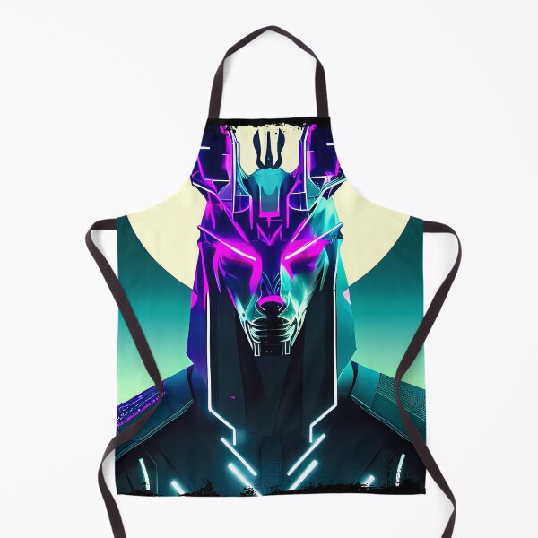 Item preview, "Anubis Resurrected: A Cyberpunk Twist on the Egyptian God" designed and sold by Mytho Merch.