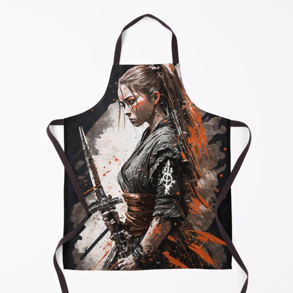 Item preview, Katana in the Rain - Black & Orange designed and sold by MalformedVision.