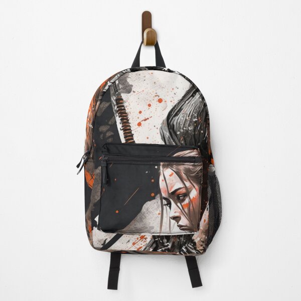 Item preview, Katana in the Rain - Black & Orange designed and sold by MalformedVision.