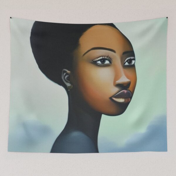 Item preview, Black Girl Portrait designed and sold by universegrace.