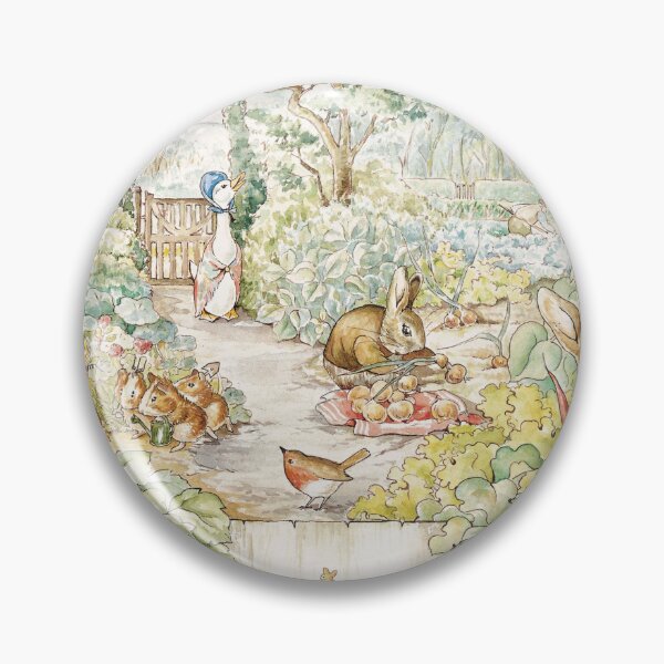 Item preview, Peter Rabbit - Beatrix Potter Garden Illustration designed and sold by NaturalTextures.