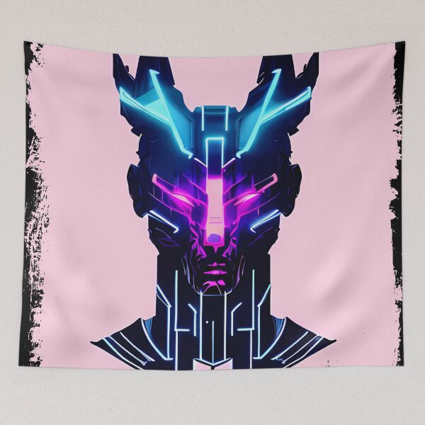 Item preview, "Anubis Resurrected: A Cyberpunk Twist on the Egyptian God" designed and sold by Mytho Merch.