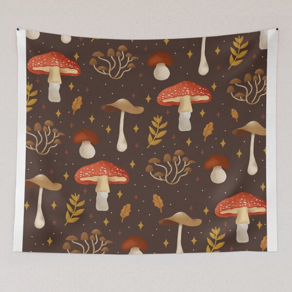 Item preview, Mushrooms pattern designed and sold by casserolestan.