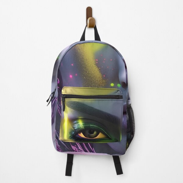 Item preview, Yellow Glowing Purple Alien Woman designed and sold by PopOptikal.