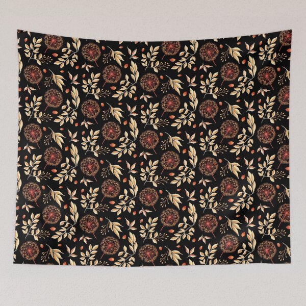 Item preview, Shimmering Dandelion - Black designed and sold by JaselviiStudio.