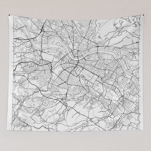 Item preview, Dresden Map Minimal designed and sold by HubertRoguski.