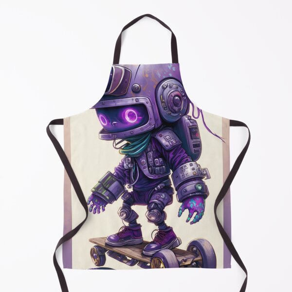 Item preview, Purple Anime Robot Kids Favorite ai Robert Anime Style Robot Iridescent  designed and sold by Art.Fusion.Studio.