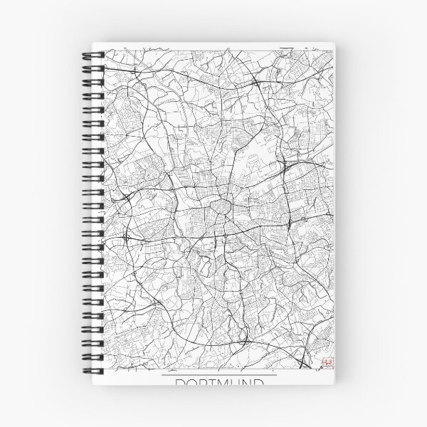 Item preview, Dortmund Map Minimal designed and sold by HubertRoguski.