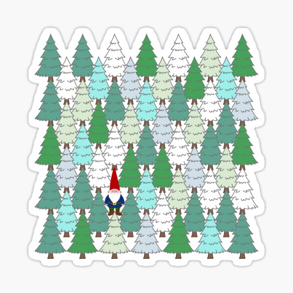 Item preview, Gnome in the winter forest designed and sold by Jennifer Ladd.