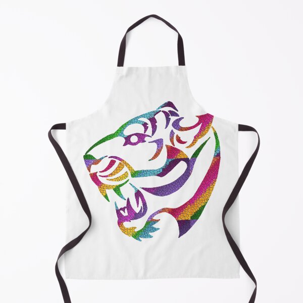 Item preview, solidarity multicolor tiger designed and sold by FAUNIASOLIDARIA.