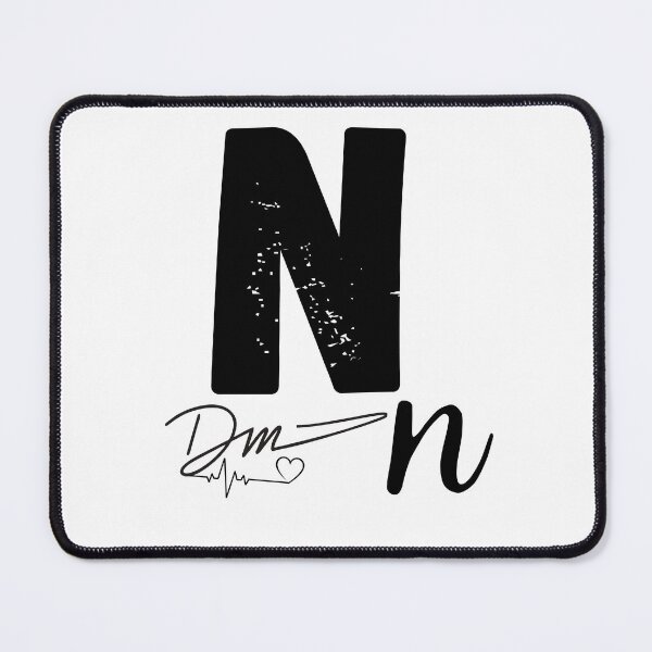 Item preview, Alphabet ABC I Love You, Letter N Monogram designed and sold by STEPHEN-KEMP.