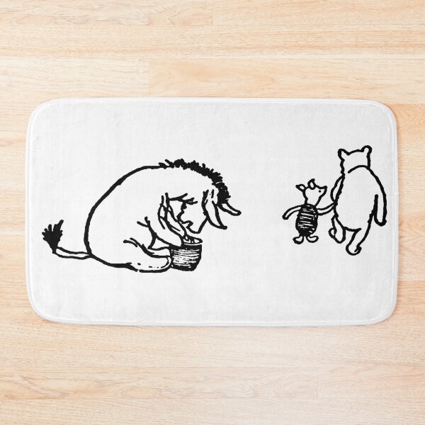 Item preview, Eeyore, Piglet y Winnie the Pooh - Original A.A. Ilustración de Milne designed and sold by NaturalTextures.