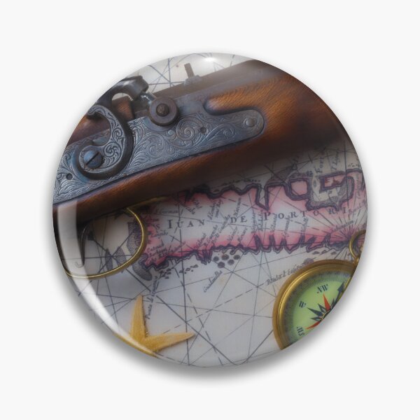 Item preview, Pirate Pistole On Old Map designed and sold by Garry Gay.